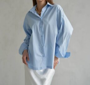 Рубашка голубая женская: Рубашка голубая (44)