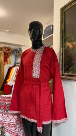 Косоворотка мужская красная (58-60)