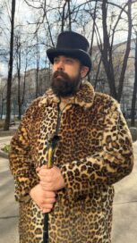 Шуба мужская леопардовая: Леопард 48-52